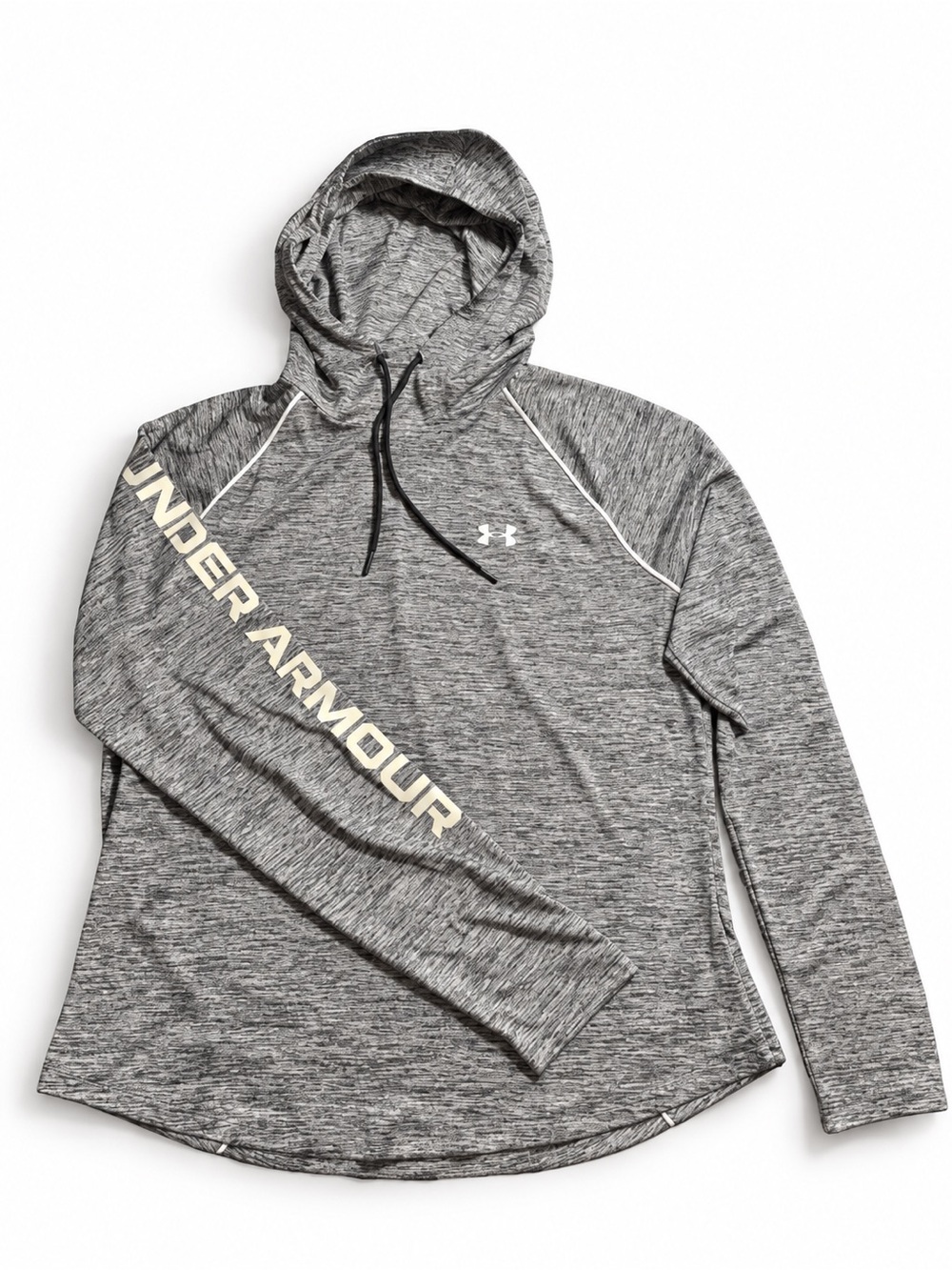 Under Armour Women’s Gray Heather Wordmark Hoodie Size XL
